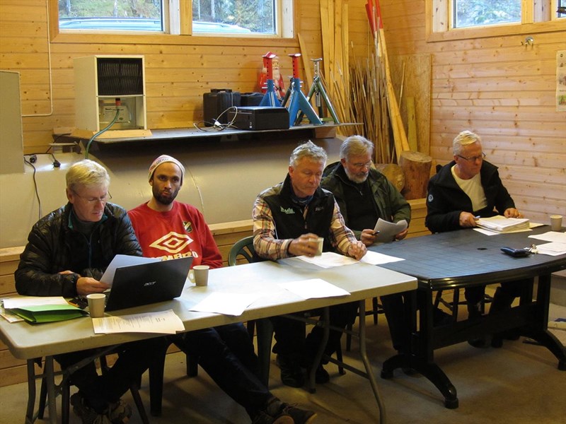 Styret: Olaf Godli, Eirik Formo, Tore Heldrup Rasmussen, Stein Oppen og Jarle Sundelin. Foto: Lene Li Dragland