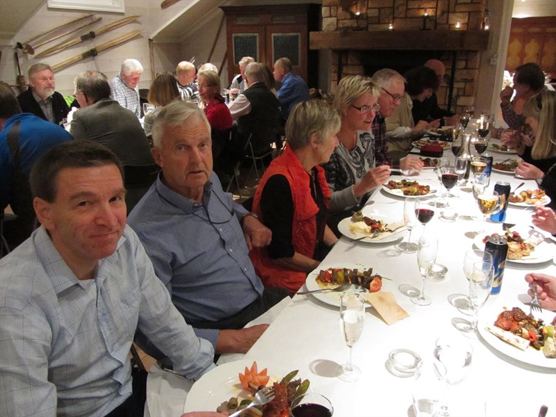 Reidar Selvig, Sverre og Ingeborg Bjørnstad, Bitten Sveri, Thomas Knutzen, Anne og Harald Gløersen. Foto: Nina Grønnestad Heldrup