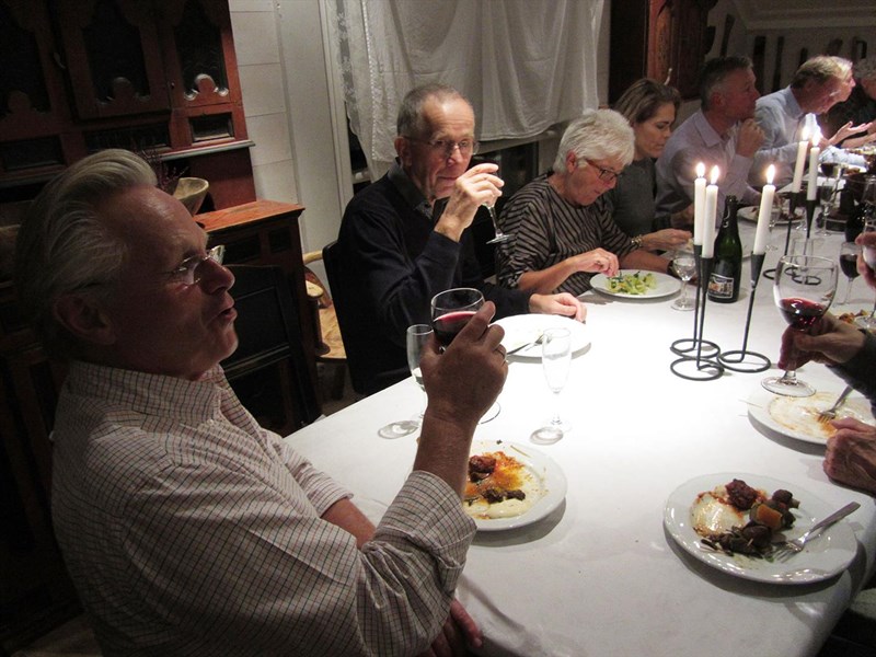 Peter Paaske, Morten og Bibbi Juell, Terese Paaske, Tore Heldrup Rasmussen, Odd og Inger Elisabeth Bjerke. Foto: Nina Grønnestad Heldrup