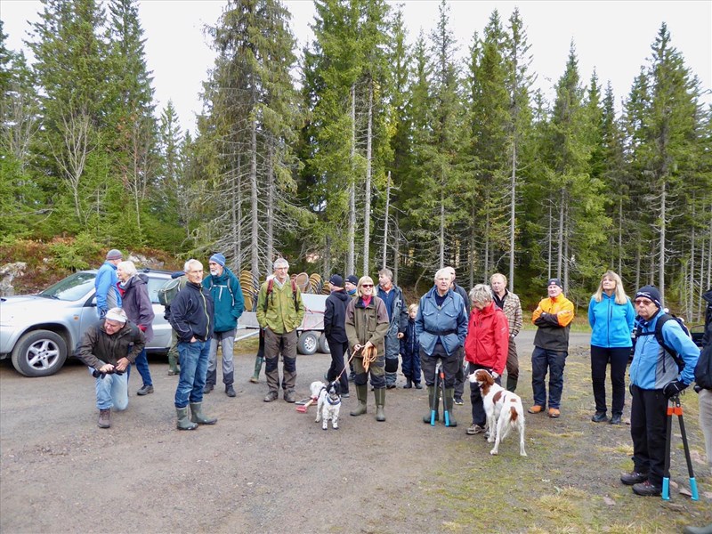 Oppmøte dugnad. FOTO: Nina Grønnestad Heldrup