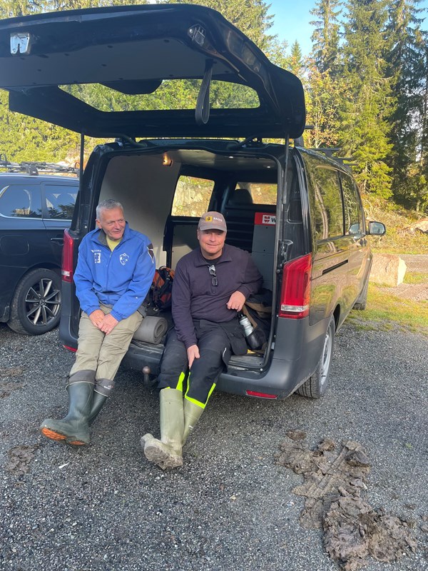 Roy Abrahamsen og Bård Hauger. Foto: Nina Grønnestad Heldrup
