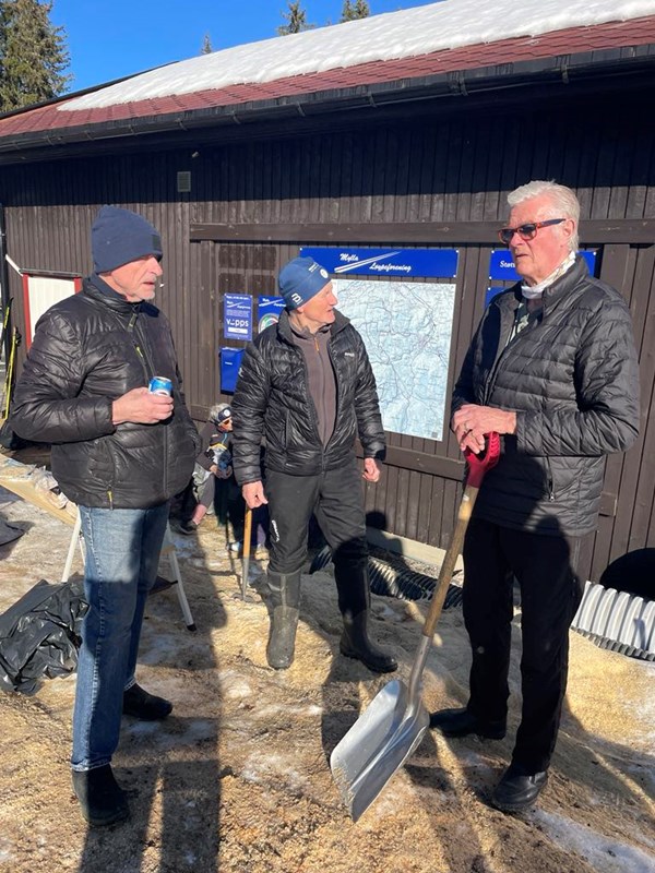 Kåre Hansen, Olaf Godli og Arild Bernstrøm.  Foto: Nina Grønnestad Heldrup.