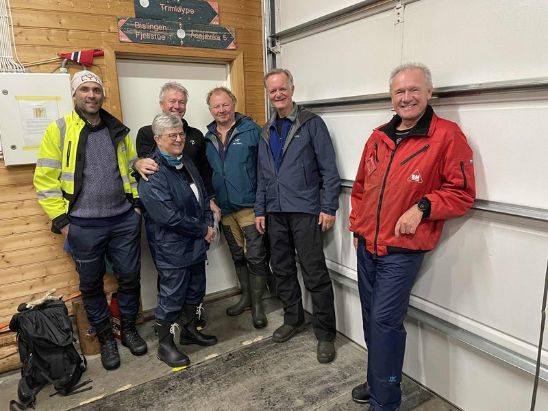 Eirik, Hege, Tore, Sverre og Thorvald. Foto: Nina Grønnestad Heldrup