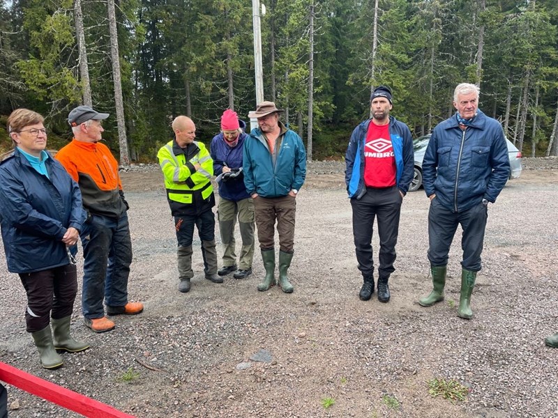 Hege Marie Godli, Olaf Godli, Stian Hauger, Inger Johanne Wiese, Sverre Sjøblom, Eirik Formo og Arild Bernstrøm. Foto: Nina Grønnestad Heldrup