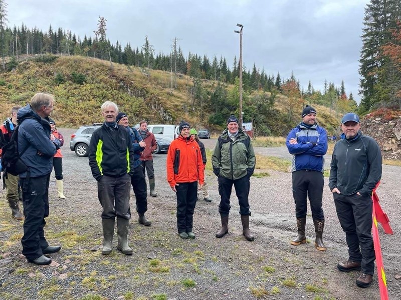 Thorvald Moe Grung, Arild Lund, Ragnar Bang Huseby, Hernrik W. Bärnholdt, Ane Kirsten Stensby, Hanne Skancke Svensson, Lasse Holmen. Gunstein Hansen og Odd-Inge Eiklid. Foto: Nina Grønnestad Heldrup