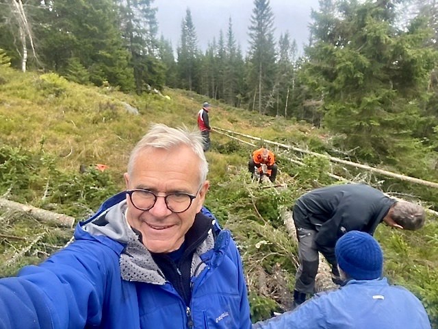 Ole Tvete Jakob Skogseid, Eivind Godli og Harald Martinsen Selfie: Terje Osmundsen i Formoløypa.