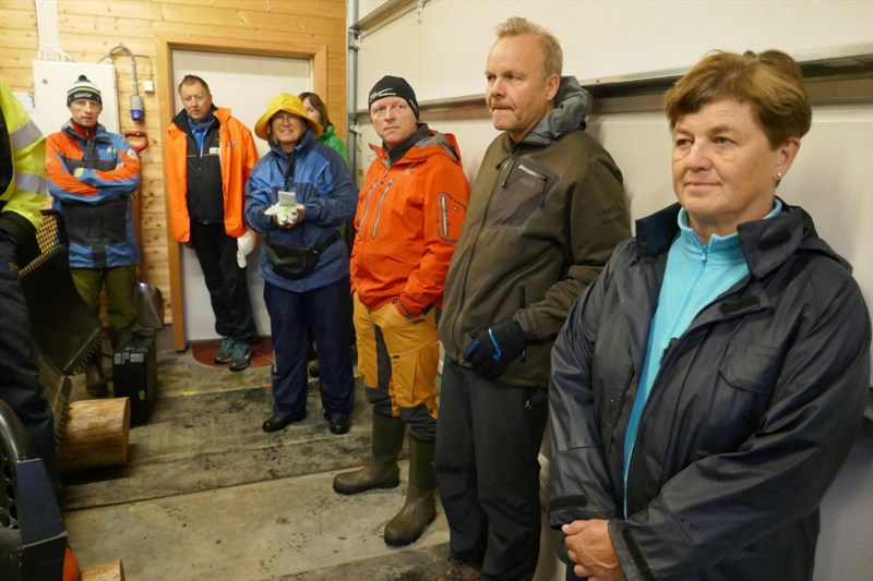 Steinar Faanes, Arnfinn Strålberg, Marit Kopstad, Lene Li Dragland, Trond Faanes, Pål Rasmussen og Hege Marie Haakenstad Godli. Foto: Nina Grønnestad Heldrup